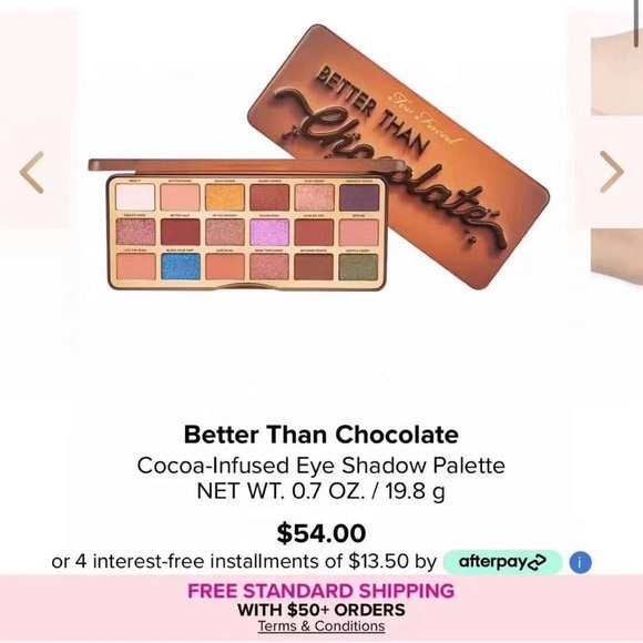 Too Faced Better Than Chocolate Eyeshadow Palette - Picture 4 of 12